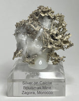 SILVER ON CALCITE, Morocco ISI028