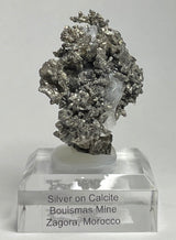 SILVER ON CALCITE, Morocco ISI031