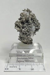 SILVER ON CALCITE, Morocco ISI031