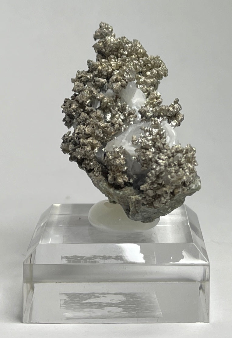 SILVER ON CALCITE, Morocco ISI032