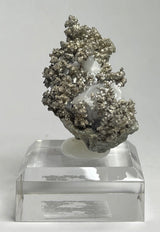 SILVER ON CALCITE, Morocco ISI032