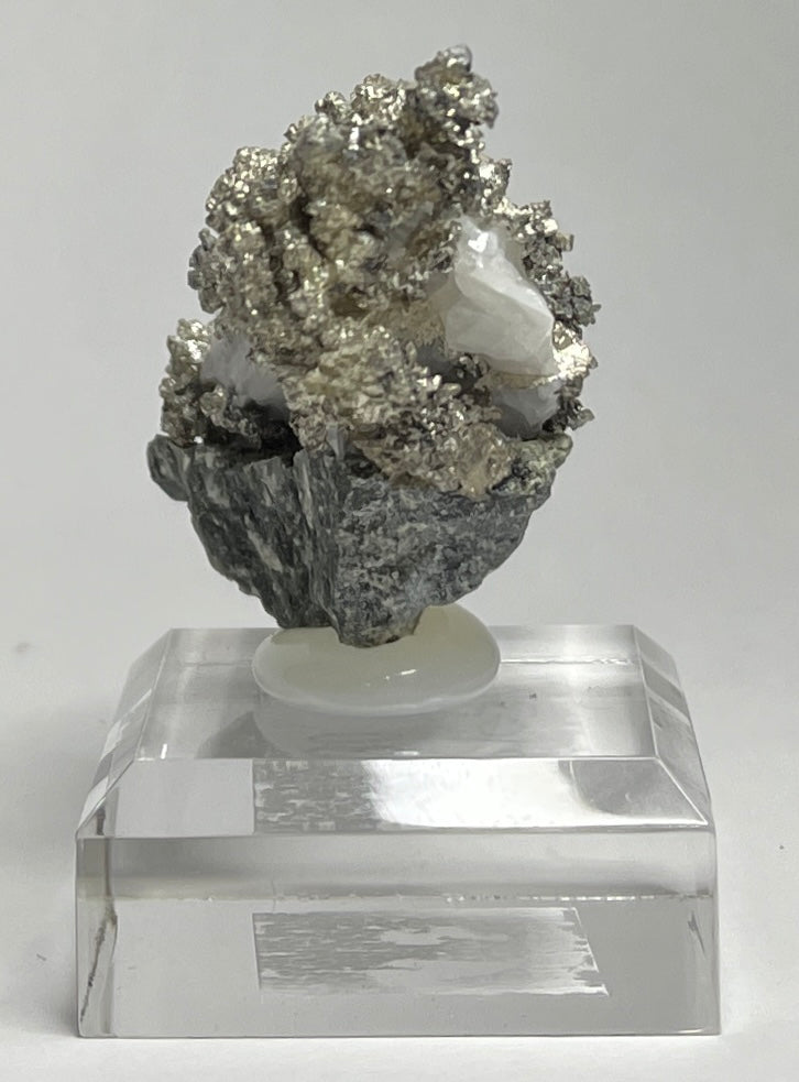 SILVER ON CALCITE, Morocco ISI032