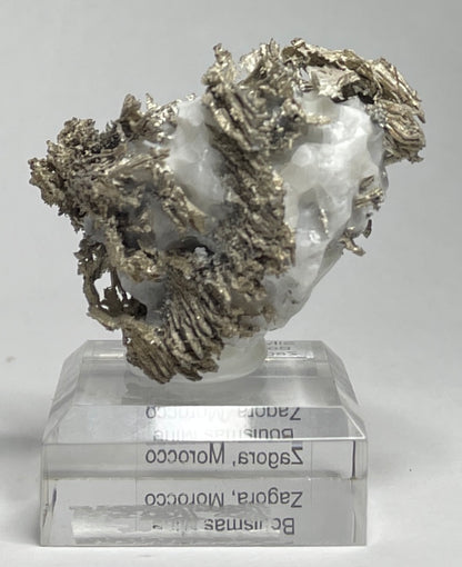 SILVER ON CALCITE, Morocco ISI033