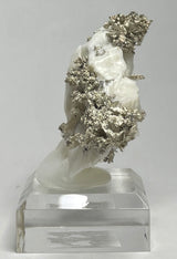 SILVER ON CALCITE, Morocco ISI034