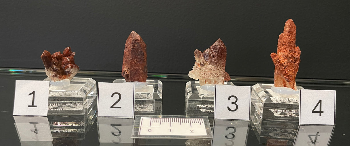 HEMATITE QUARTZ, Morocco IHM045-48