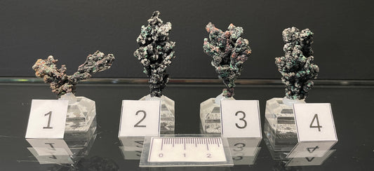 MALACHITE ON NATIVE COPPER, Australia IMC025-28