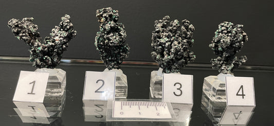 MALACHITE ON NATIVE COPPER, Australia IMC049-52