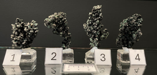 MALACHITE ON NATIVE COPPER, Australia IMC061-64