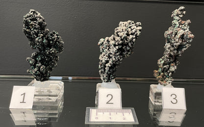 MALACHITE ON NATIVE COPPER, Australia IMC065-67