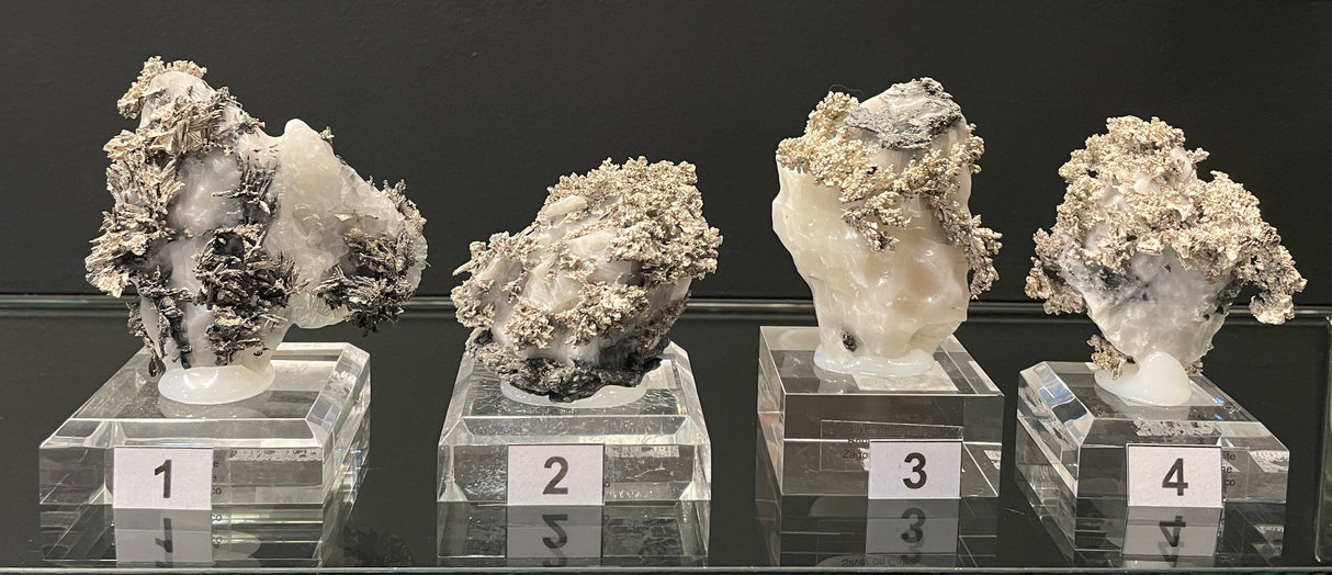 SILVER ON CALCITE, Morocco ISI038-41