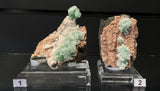 GREEN APOPHYLLITE, STILBITE AND HEULANDITE, India, IGR026-27