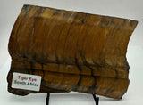 TIGER EYE Polished Slice,  SOUTH AFRICA S1288