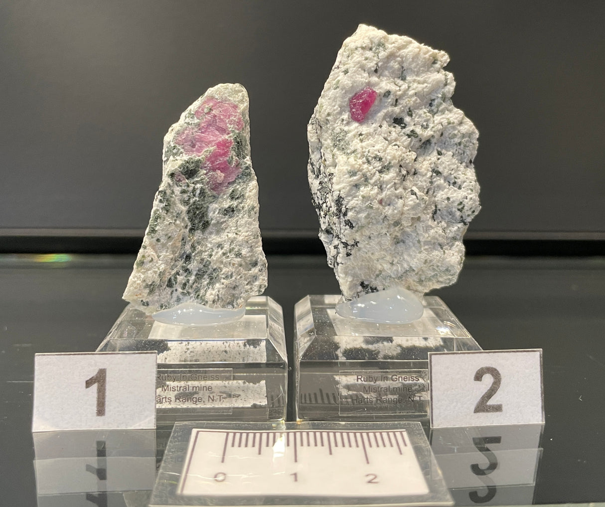 RUBY IN GNEISS, Australia IRG028-29