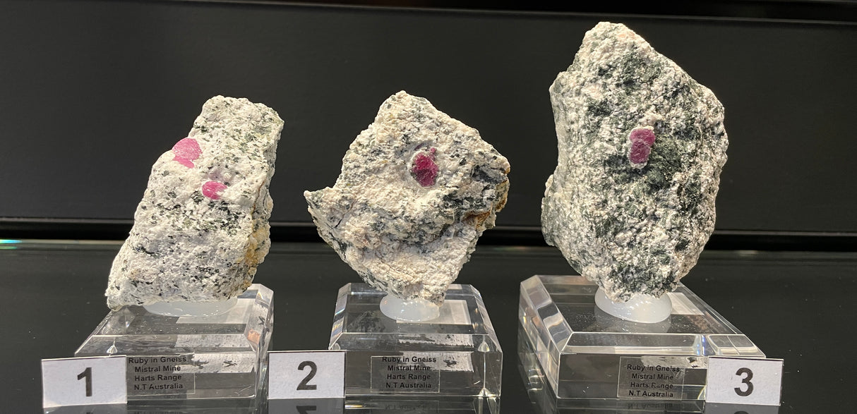 RUBY IN GNEISS, Australia IRG051-53