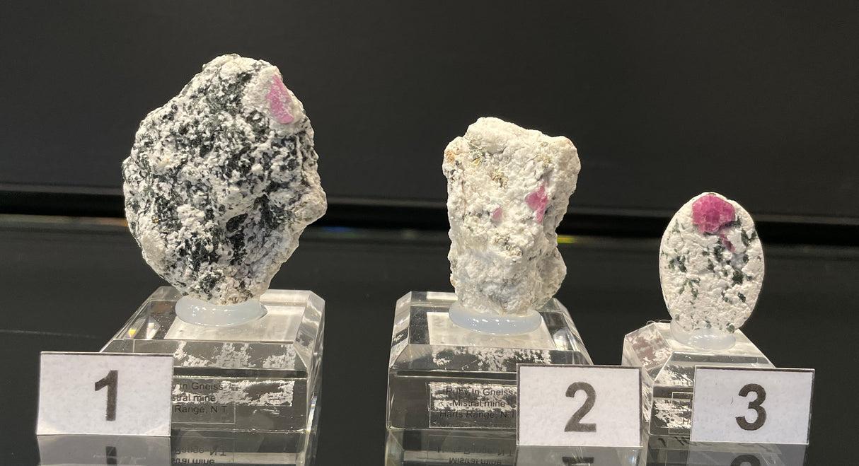 RUBY IN GNEISS, Australia IRG054-56