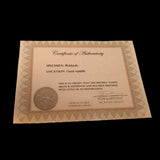 POLISHED MOLDAVITE RING set in STERLING SILVER 3SSPMR3