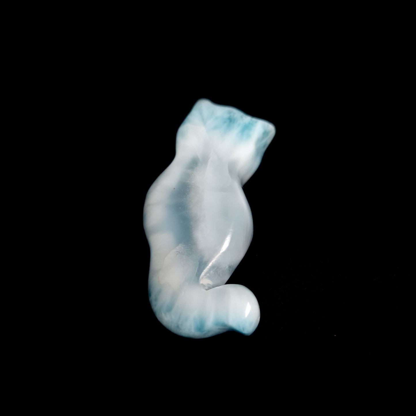 LARIMAR CAT CARVING 3SSLCC