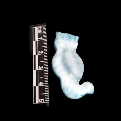 LARIMAR CAT CARVING 3SSLCC