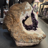 AMETHYST & CALCITE GEODE Brazil RBAG1