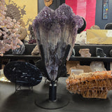 DRAGON TOOTH AMETHYST POINT ON STAND Brazil RBDTAS