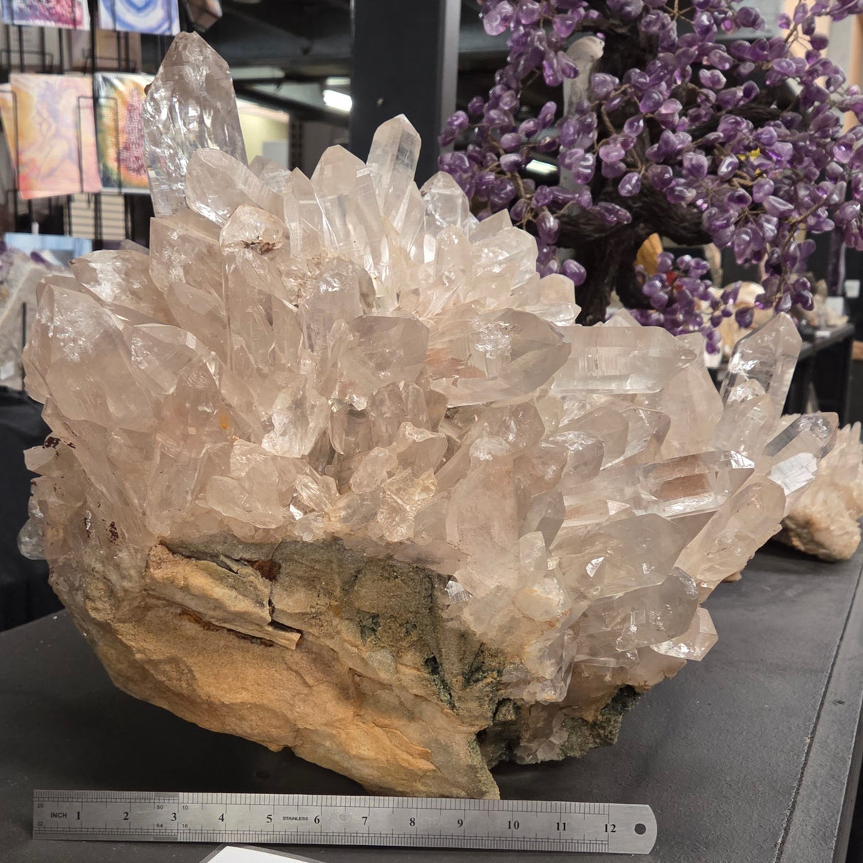 QUARTZ CLUSTER WITH PHANTOM POINTS RBQCP