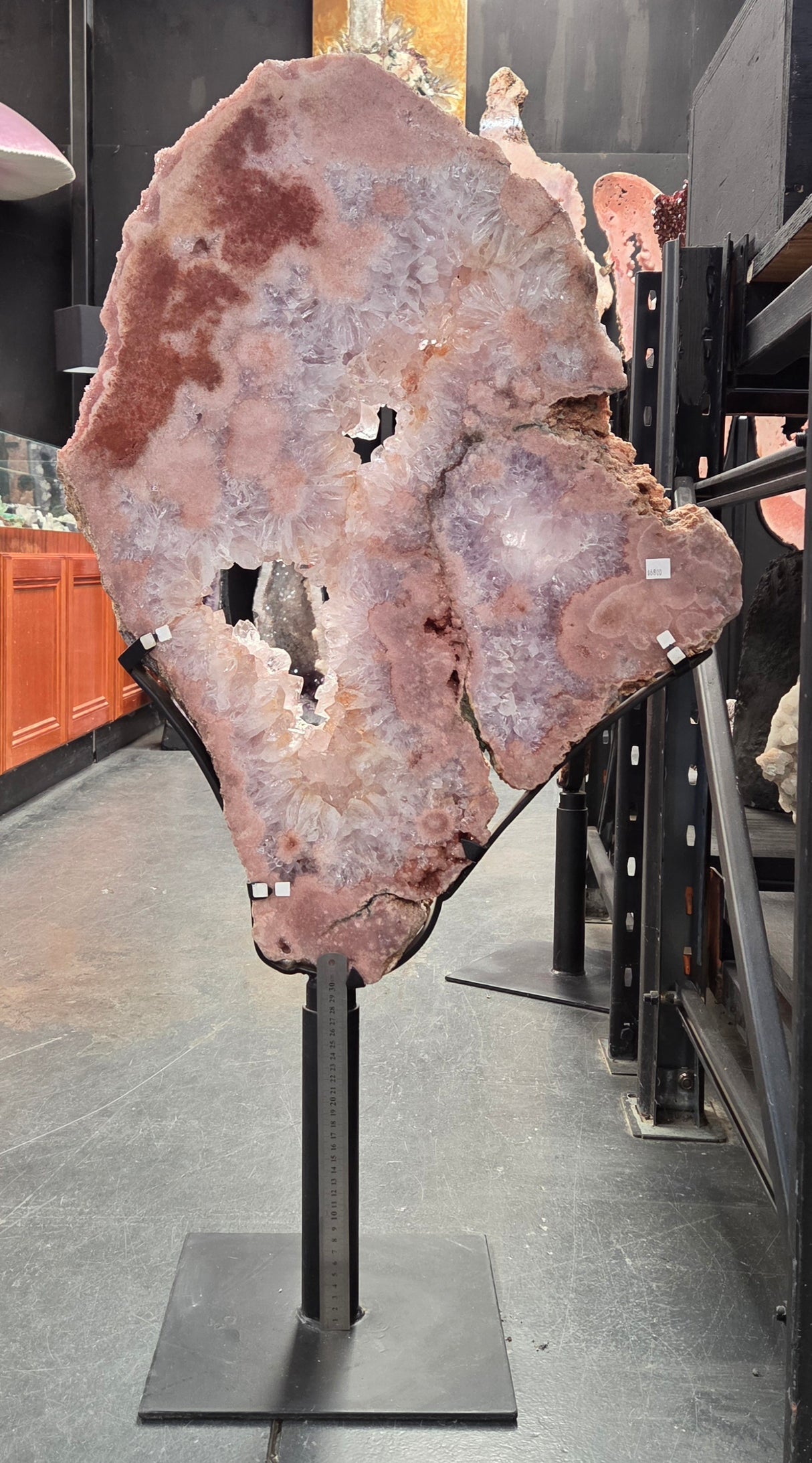 PINK AMETHYST ON STAND Brazil RBPAS1