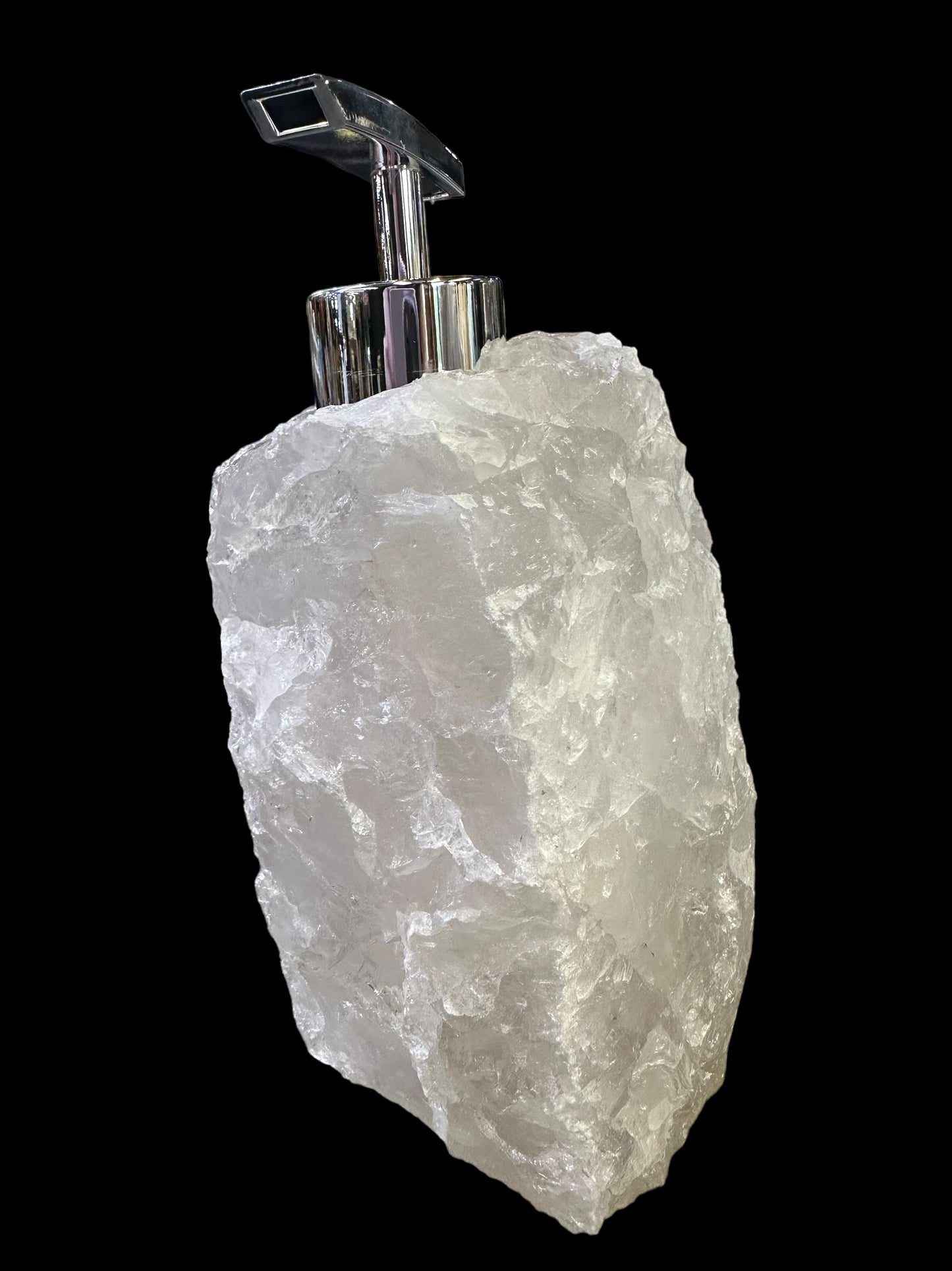 SMOKEY QUARTZ SOAP or HAND CREAM DISPENSER S13