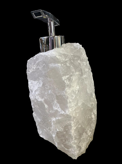 SMOKEY QUARTZ SOAP or HAND CREAM DISPENSER S13