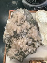 Crystal Cluster Calcite and Marcasite