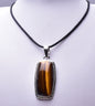 TIGER'S EYE PENDANT set in Sterling Silver J33