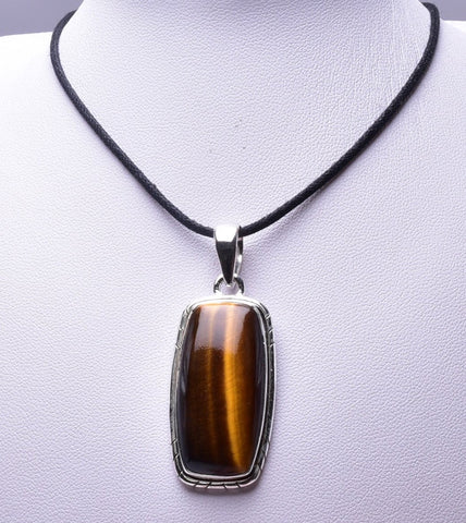 TIGER'S EYE PENDANT J33