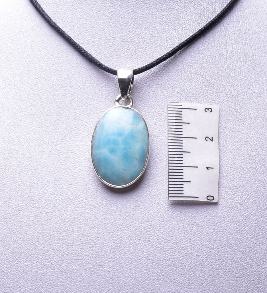 LARIMAR PENDENT set IN STERLING SILVER J20
