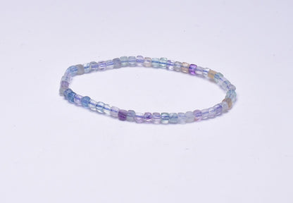 FLUORITE BEADED BRACELET J10