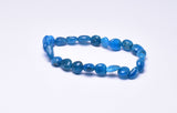 BLUE APATITE BEADED BRACELET J14