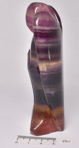 FLUORITE ANGEL CARVING 11 CM P01