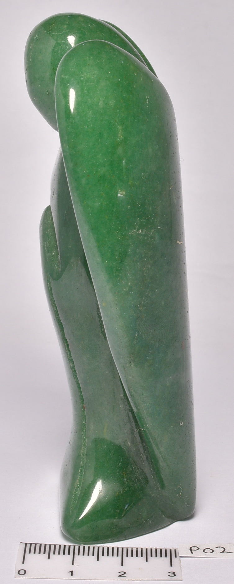 GREEN AVENTURINE ANGEL CARVING 11 CM P02