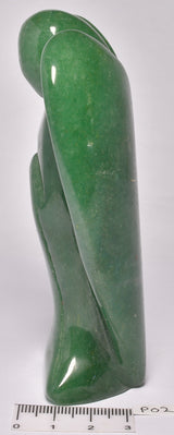 GREEN AVENTURINE ANGEL CARVING 11 CM P02