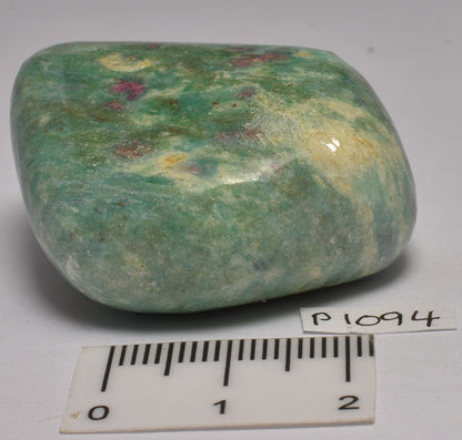 RUBY and FUCHSITE POLISHED CRYSTAL FREEFORM P1094
