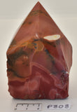 MOOKAITE POLISHED CARVED POINT, Fossil Radiolarian, Australia P808