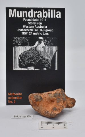 MUNDRABILLA IRON METEORITE 72 GRAMS MT86