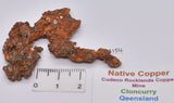 NATIVE COPPER, CLONCURRY, QUEENSLAND, AUSTRALIA M154