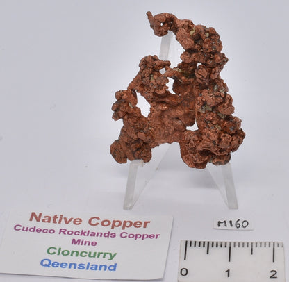NATIVE COPPER, CLONCURRY, QUEENSLAND, AUSTRALIA M160