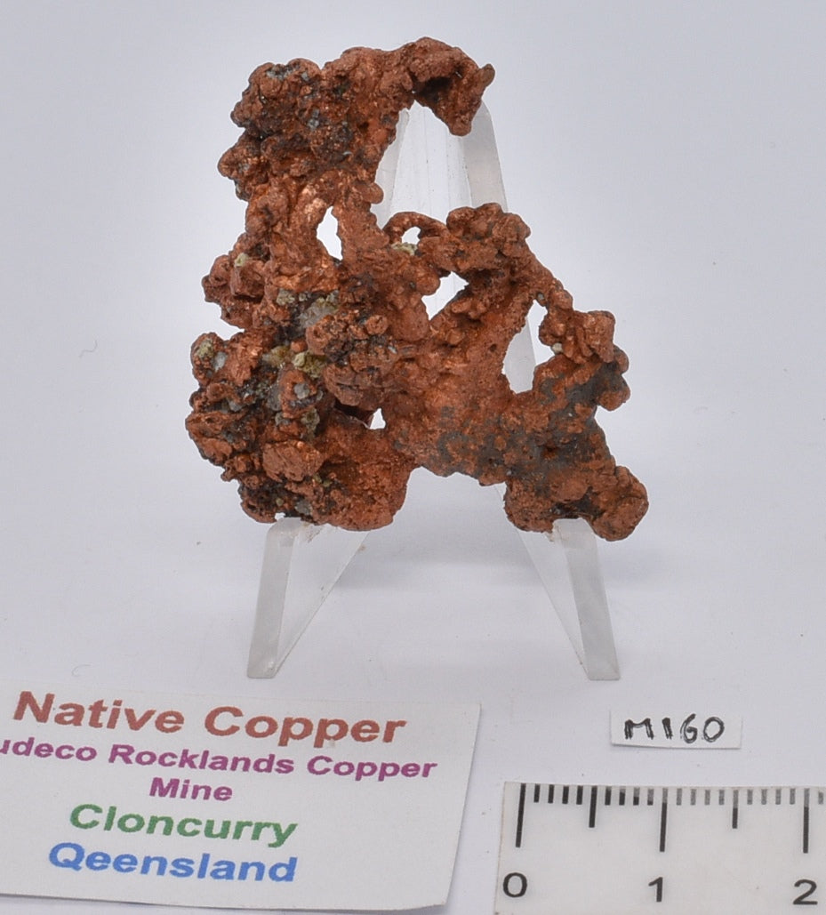 NATIVE COPPER, CLONCURRY, QUEENSLAND, AUSTRALIA M160