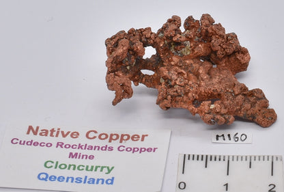 NATIVE COPPER, CLONCURRY, QUEENSLAND, AUSTRALIA M160