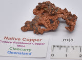 NATIVE COPPER, CLONCURRY, QUEENSLAND, AUSTRALIA M160