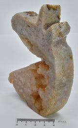 PINK AMETHYST UNICORN CARVING 12 cm P522