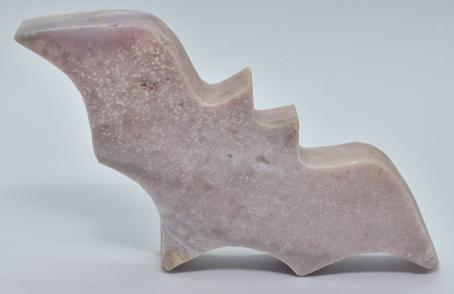 PINK AMETHYST BAT CARVING P450