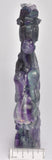 FLUORITE CRYSTAL HORSE CARVING 14.5 cm P37