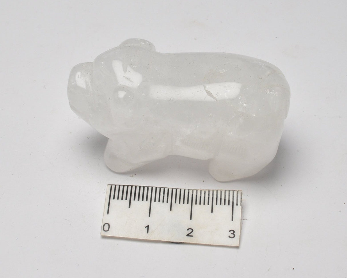 QUARTZ PIG CARVING P280