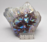 AURA COATED AMETHYST CLUSTER P603